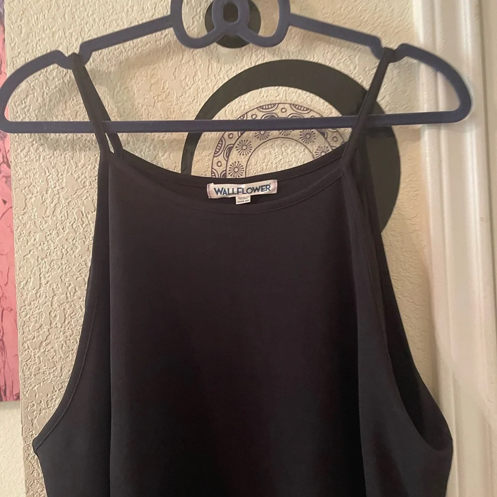 Wallflower Plus Size Womens Black Slip Dress mini size 2X NEW